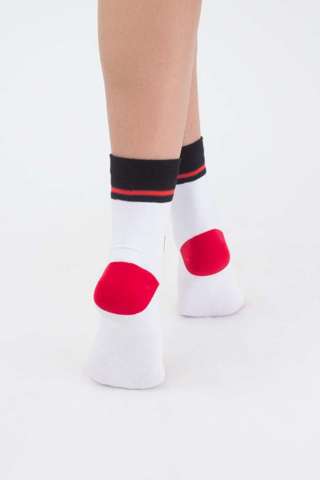 WS3 SOFT NEW YEAR-20-01 Жіночі тематичні шкарпетки ТМ GIULIA  (white)