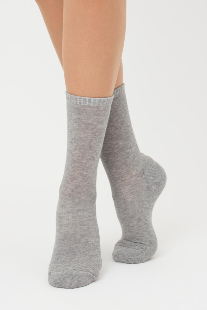 Шкарпетки жіночі теплі Ws3 terry classic 003 Giulia (light grey melange)