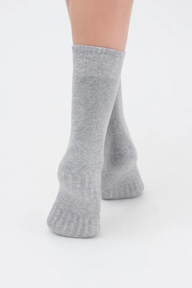 Шкарпетки жіночі спортивні Ws3 terry sport 006 Giulia (light grey melange)