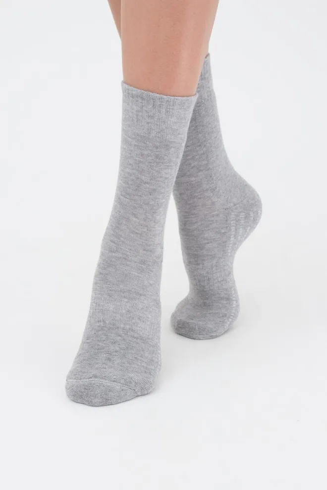 Шкарпетки жіночі спортивні Ws3 terry sport 006 Giulia (light grey melange)