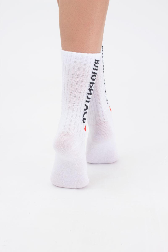 Шкарпетки жіночі класичні з написом Ws3 valentine 002 Giulia (white)