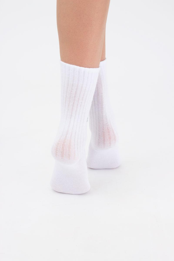 Шкарпетки жіночі класичні з написом Ws3 valentine 003 Giulia (white)