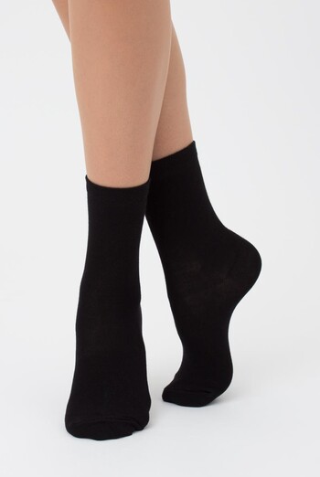 Шкарпетки жіночі класичні WSL color Giulia (black)