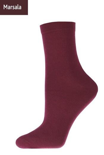 Шкарпетки жіночі класичні WSL color Giulia (marsala)
