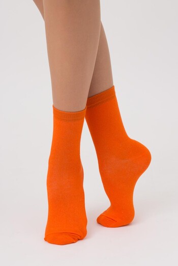 Шкарпетки жіночі класичні WSL color Giulia (orange) Шкарпетки жіночі класичні WSL color Giulia (orange)