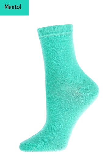 Шкарпетки жіночі класичні WSL color Giulia (mentol)