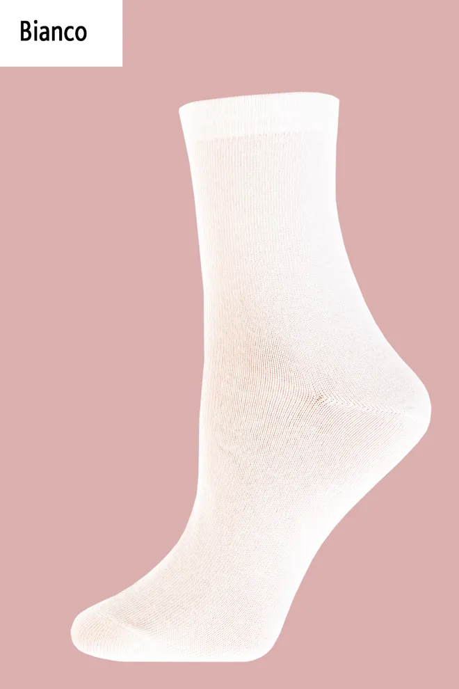 Шкарпетки жіночі класичні WSL color Giulia (bianco)