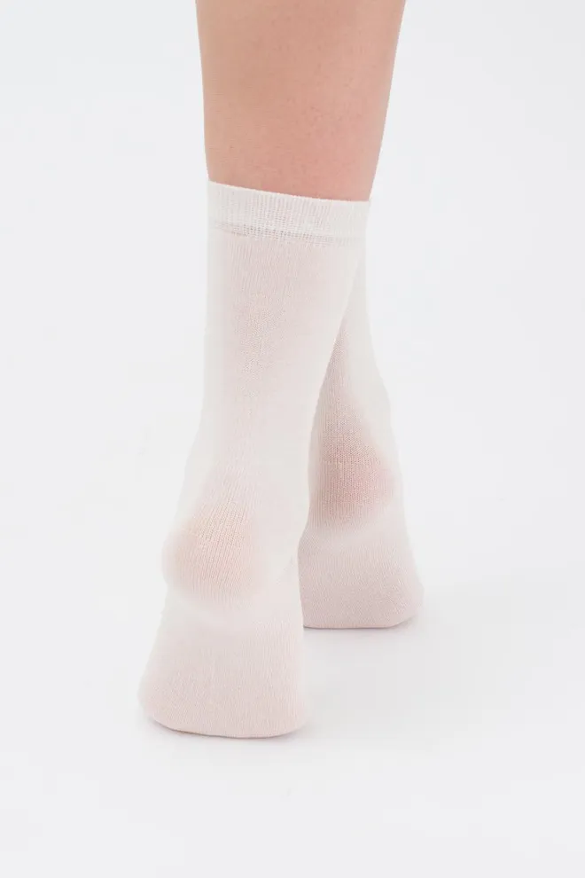 Шкарпетки жіночі класичні WSL color Giulia (panna)