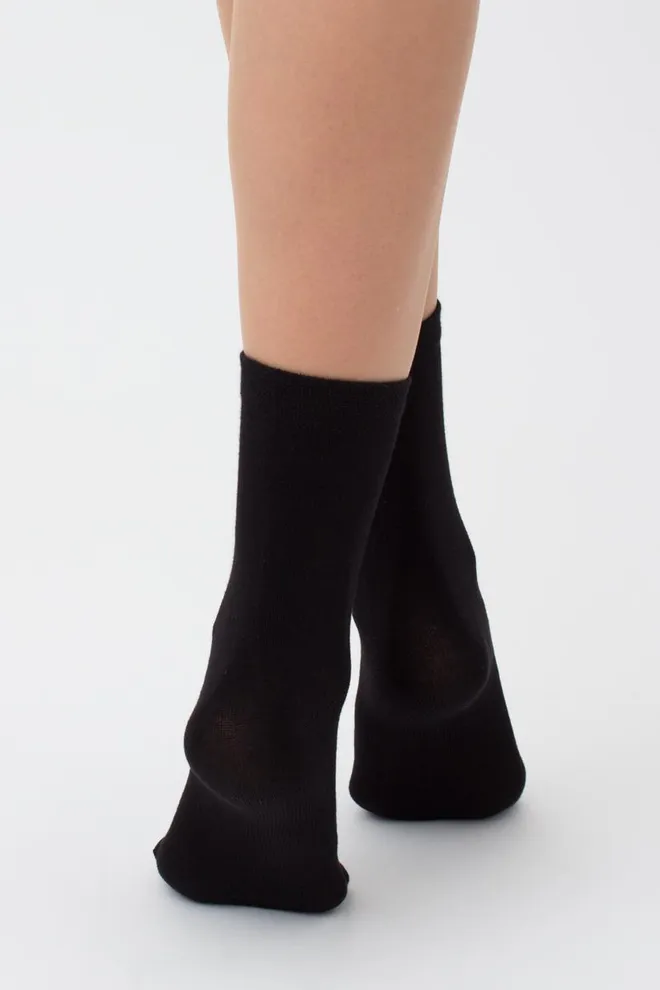 Шкарпетки жіночі класичні WSL color Giulia (black)