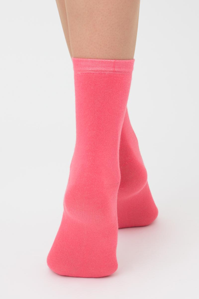 Шкарпетки жіночі класичні WSL color Giulia (coral), рожевий