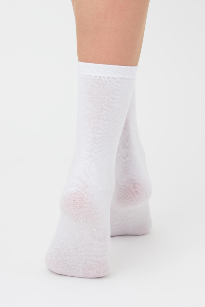 Шкарпетки жіночі класичні WSL color Giulia (white)