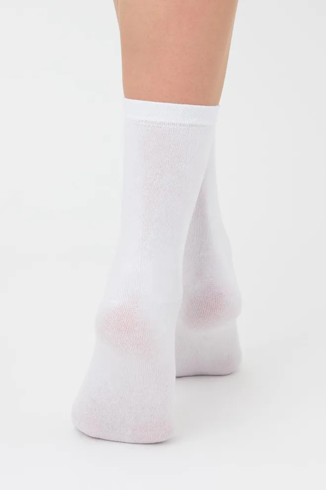 Шкарпетки жіночі класичні WSL color Giulia (white)