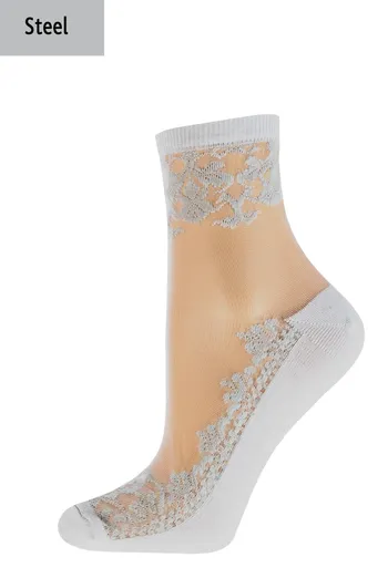 Шкарпетки жіночі класичні Wsm-005 Giulia (steel)