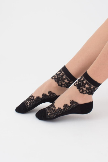 Шкарпетки жіночі класичні Wsm-005 Giulia (nero) Шкарпетки жіночі класичні Wsm-005 Giulia (nero)