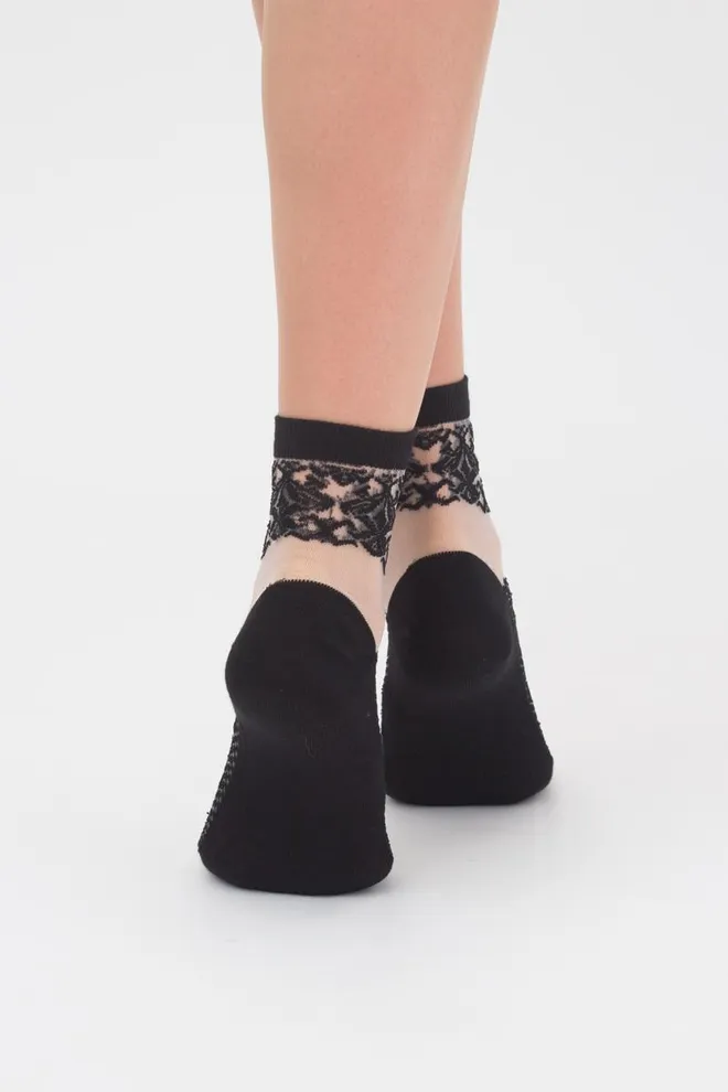Носки женские классические Wsm-005 Giulia (nero)