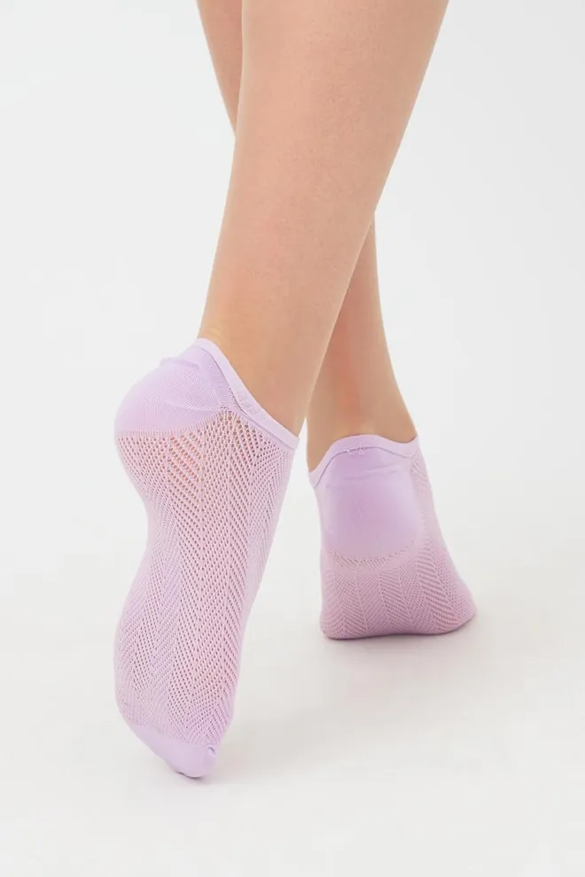 Шкарпетки жіночі невидимі спортивні WS0 AIR PA 002 Giulia (orchid bloom), фіолетовий