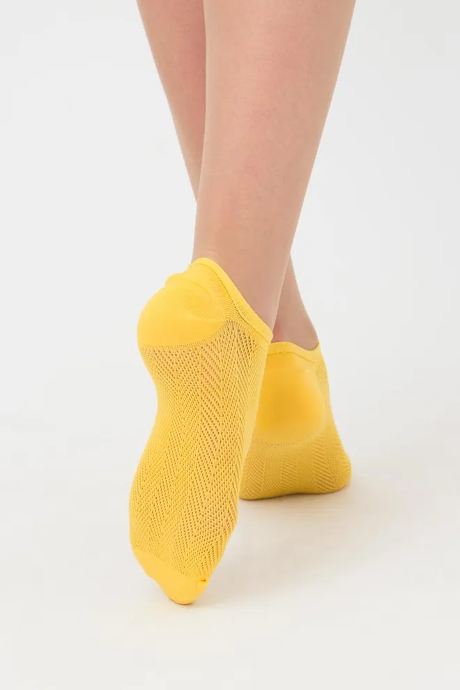 Шкарпетки жіночі невидимі спортивні WS0 air pa 002 Giulia (daffodil)