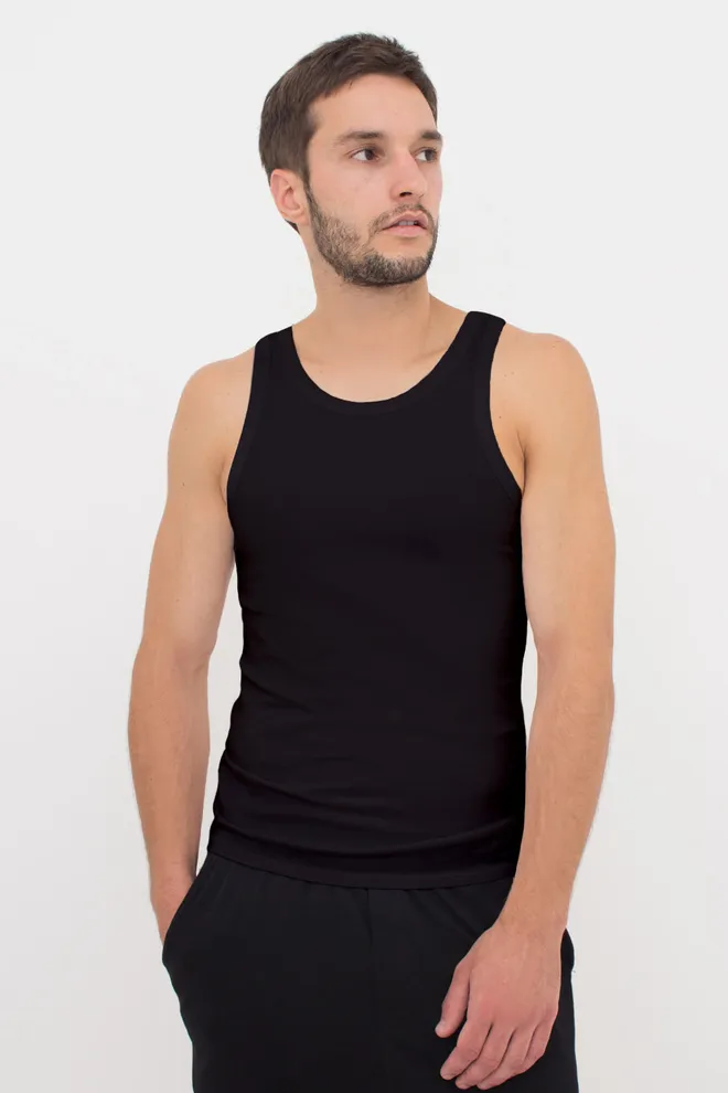 Майка чоловіча бавовняна 30801/60 Giulia (black), чорний