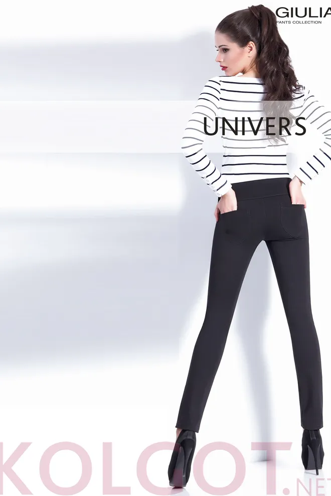 univers model 1 Классические Брюки с карманами ТМ GIULIA  (nero)