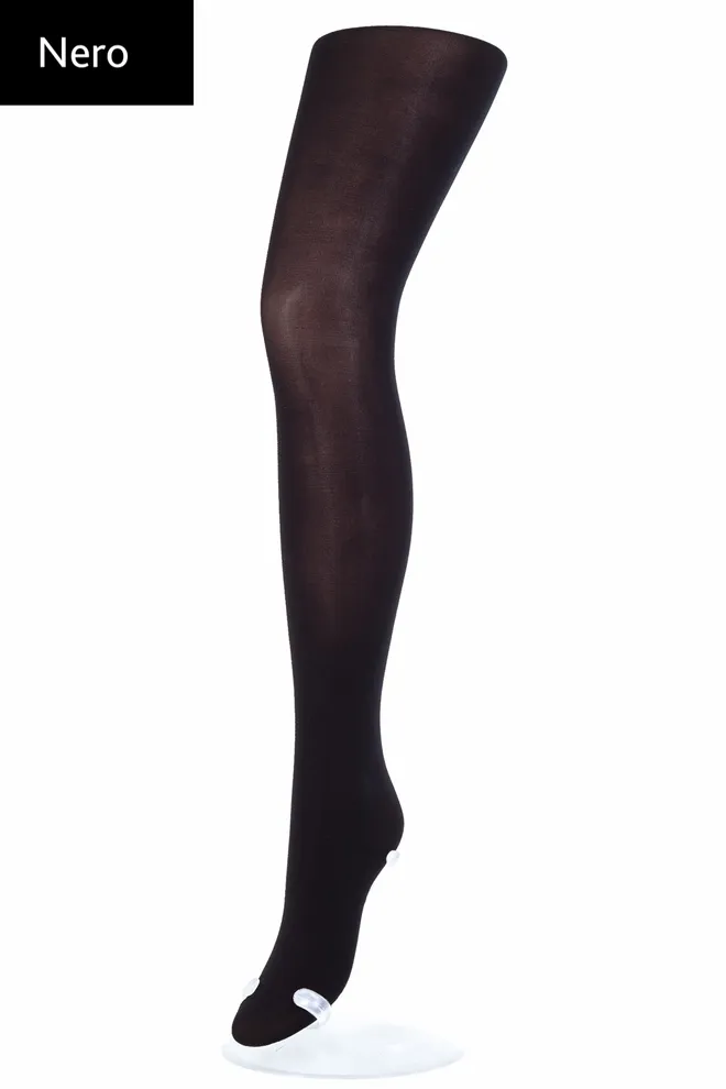 Цветные колготки из микрофибры Blues 70 den Giulia (nero)