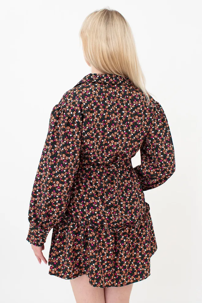 Сукня жіноча з квітковим принтом 6182 (кольоровий)