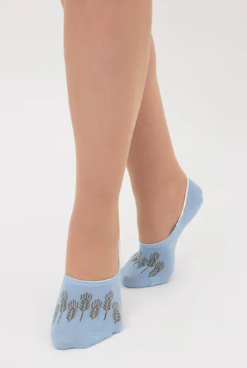 Хлопковые женские подследники WF1 UKR 2404 Giulia (baby blue), голубой