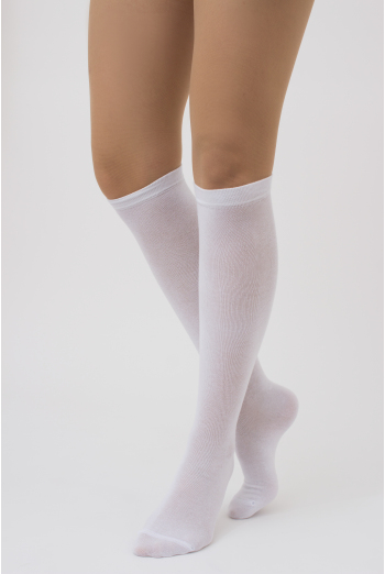 Гольфы женские WG1 CLASSIC GIULIA (white), белый Гольфы женские WG1 CLASSIC GIULIA (white), белый