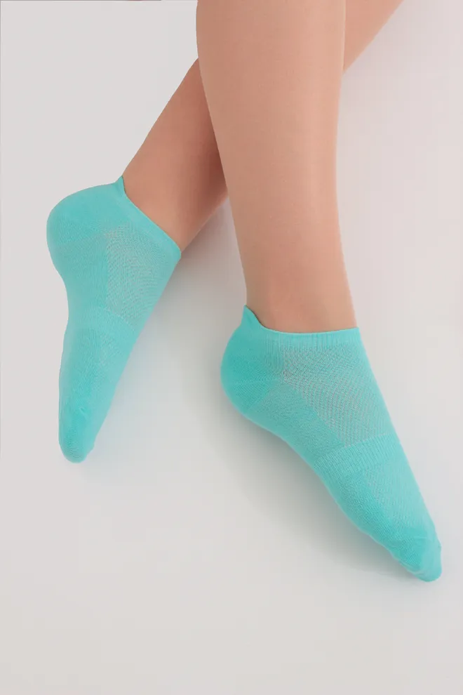 Жіночі спортивні шкарпетки WS1 SUMMER SPORT 001 Giulia  (light mint) зелені