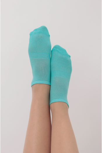 Жіночі спортивні шкарпетки WS1 SUMMER SPORT 001 Giulia  (light mint) зелені