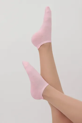 Жіночі спортивні шкарпетки WS1 SUMMER SPORT 001 Giulia (pearl) рожеві