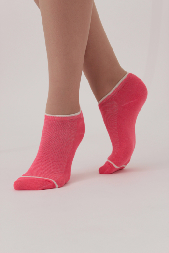 Жіночі спортивні шкарпетки WS1 SUMMER SPORT 002 Giulia (coral) рожеві Жіночі спортивні шкарпетки WS1 SUMMER SPORT 002 Giulia (coral) рожеві