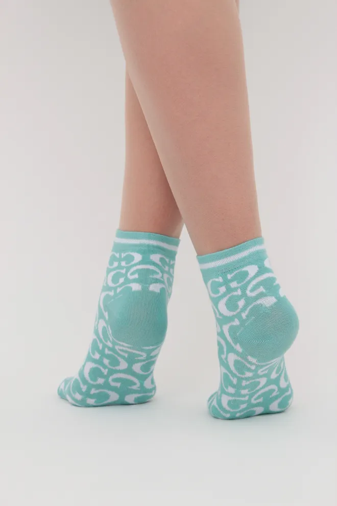 Набор цветных женских носков WS2 SET 7 Giulia (white/pastel/turquoise) белый/розовый/зеленый