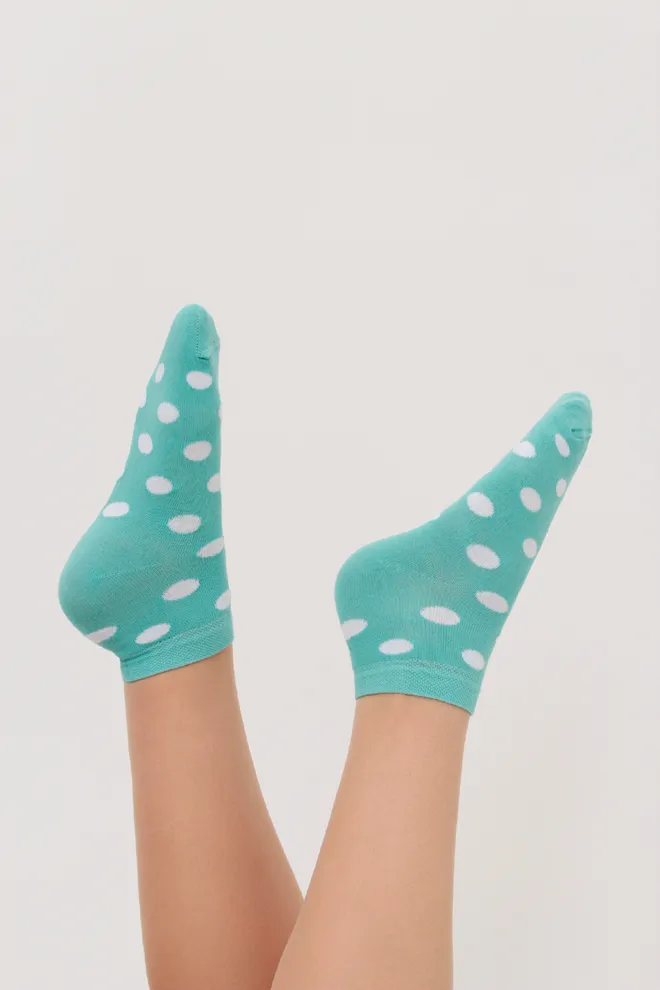 Набор цветных женских носков WS2 SET 7 Giulia (white/pastel/turquoise) белый/розовый/зеленый