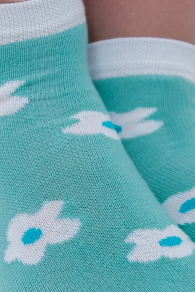 Набор цветных женских носков WS2 SET 7 Giulia (white/pastel/turquoise) белый/розовый/зеленый