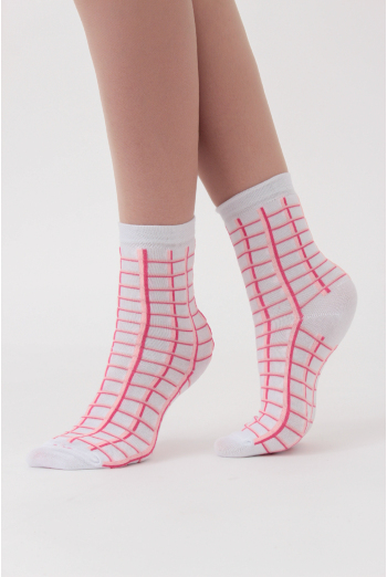 Набор цветных женских носков WS3 SET 9 Giulia (white/silver/iron/silver melange)  белый/серый Набор цветных женских носков WS3 SET 9 Giulia (white/silver/iron/silver melange)  белый/серый