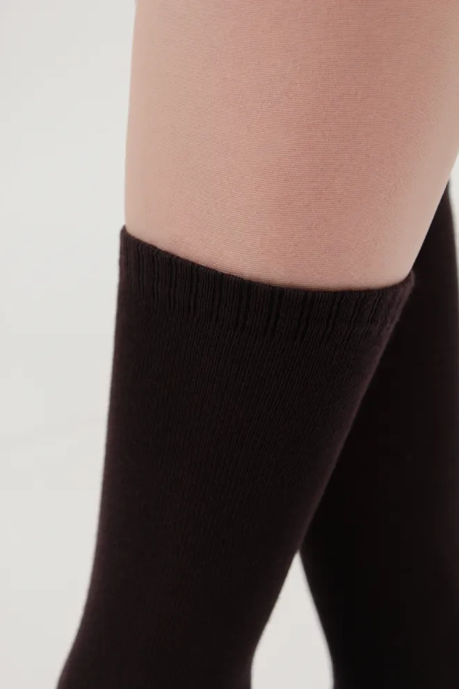 Шкарпетки жіночі теплі Ws3 terry classic 003 Giulia (caffe) коричневі