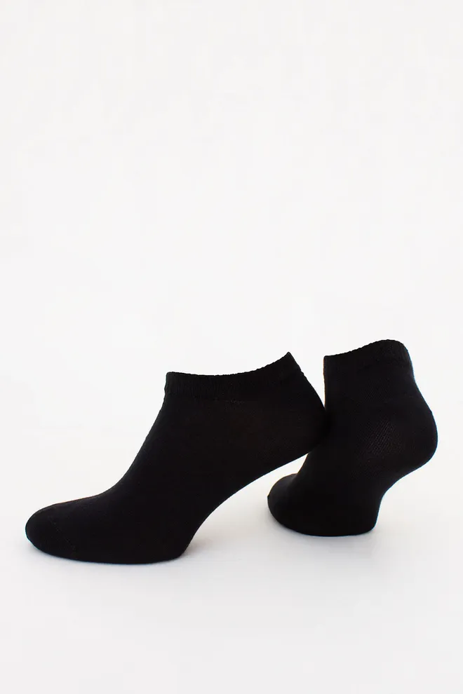 Чоловічі короткі шкарпетки з бамбука MS1 BAMBOO Giulia (black), чорний