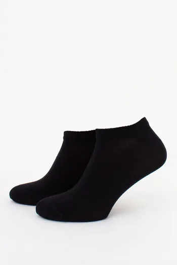 Чоловічі короткі шкарпетки з бамбука MS1 BAMBOO Giulia (black), чорний