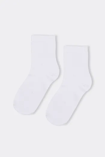 Чоловічі високі шкарпетки з бамбука MS3 BAMBOO Giulia (white), білий