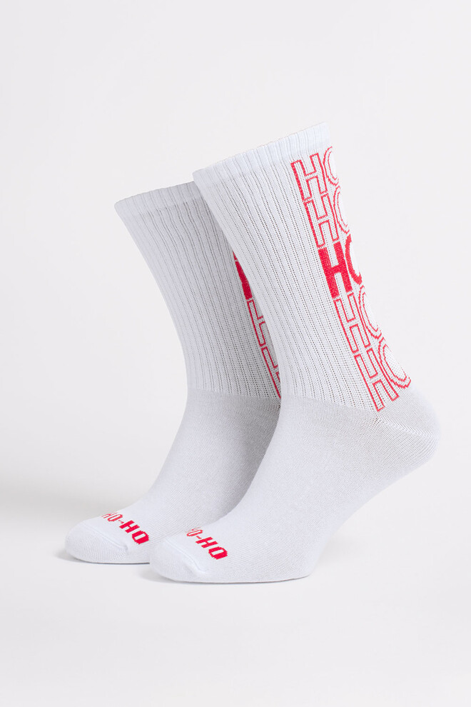 Чоловічі шкарпетки в рубчик MS3 NEW YEAR STRONG 2601 Giulia (white), білий