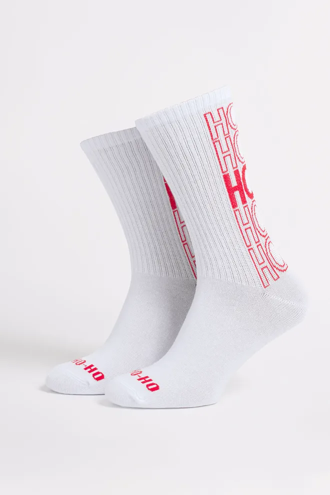 Чоловічі шкарпетки в рубчик MS3 NEW YEAR STRONG 2601 Giulia (white), білий