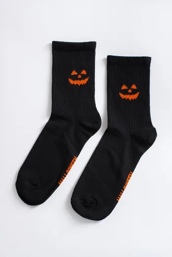 Чоловічі шкарпетки з посмішкою на Геловін MS3 HALLOWEEN STRONG 2501 Giulia (black), чорний Чоловічі шкарпетки з посмішкою на Геловін MS3 HALLOWEEN STRONG 2501 Giulia (black), чорний