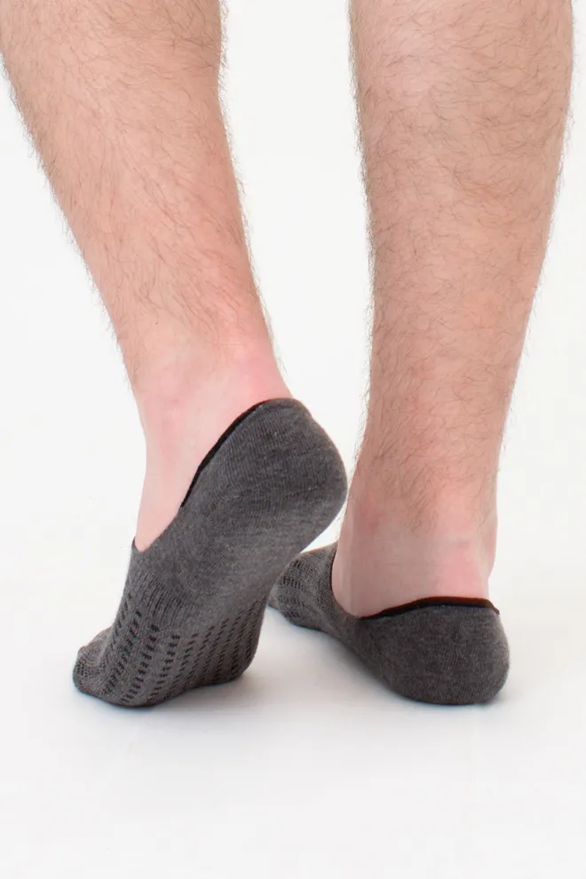 Шкарпетки слідки чоловічі Footies-mft 01 Giulia (dark grey melange)