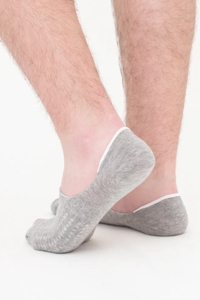Носки следки мужские Footies-mft 01 Giulia (light grey melange)
