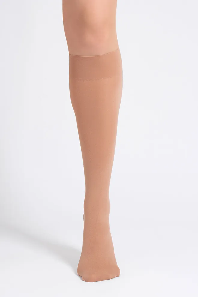 Гольфи з 3D мікрофібри COMFORT KNEE-HIGHS 60 GAMB Giulia (daino), бежевий