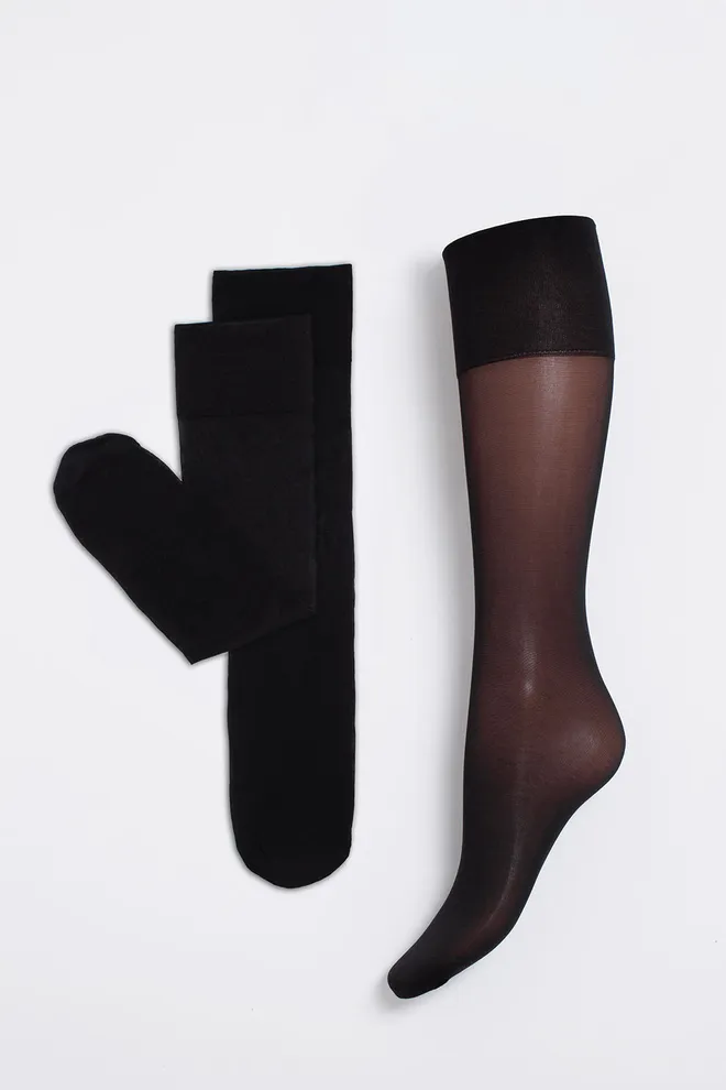 Класичні матові гольфи SOFT MATT KNEE-HIGHS 40 GAMB Giulia (nero), чорний