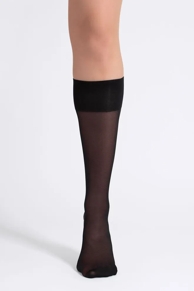 Класичні матові гольфи SOFT MATT KNEE-HIGHS 40 GAMB Giulia (nero), чорний