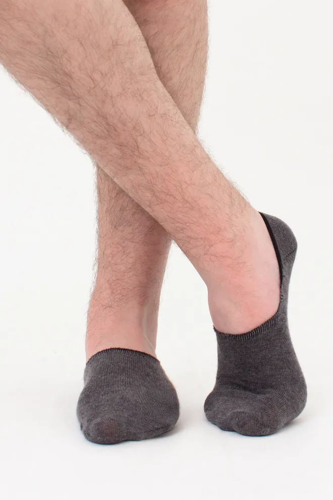 Носки следки мужские Mf1 classic Giulia (dark grey melange)