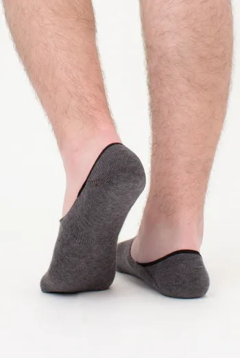 Шкарпетки слідки чоловічі Mf1 classic Giulia (dark grey melange)