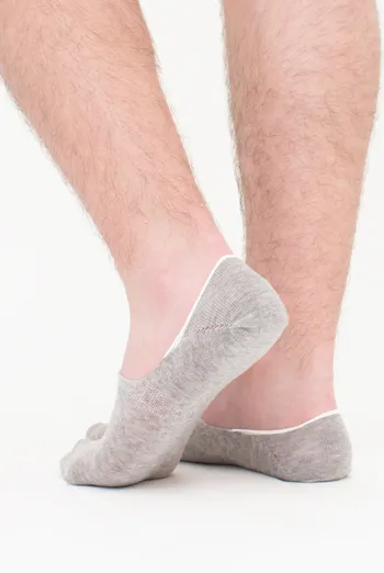 Шкарпетки слідки чоловічі Mf1 classic Giulia (light grey melange)